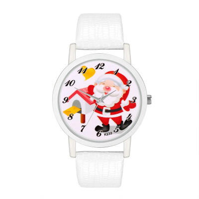 

Christmas Tree Santa Claus Christmas Gift Womens Watches Fashion Girls Ladies Quartz Clock Wrist Watch Women Reloj 2018 &Ff