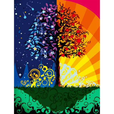 

5D DIY Full Drill Diamond Painting Novelty Tree Cross Stitch Embroidery Kit