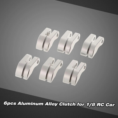 

Siaonvr 6pcs Aluminum Alloy Clutch & Spring Silver Gas Nitro Engine Parts For 18 Car