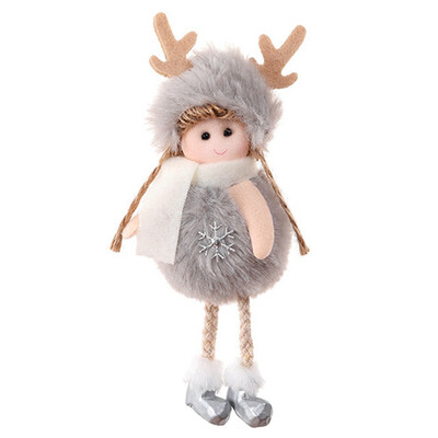 

Christmas Angel Snowflake Plush Doll Toy Christmas Tree Pendant Decoration Home
