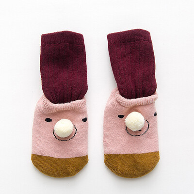 

Cartoon Newborn Kids Baby Girls Boys Anti-Slip Warm Socks