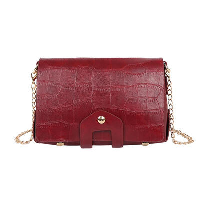 

Stone Pattern Shoulder Handbags Messenger Leather Women Chian Satchel Bags