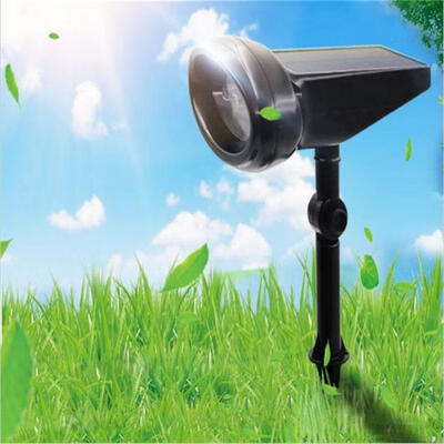 

4-LED Solar Projection Light Spotlight Lamp For Outdoor Lighting Garden Lawn Lamp Landscape Wall Light