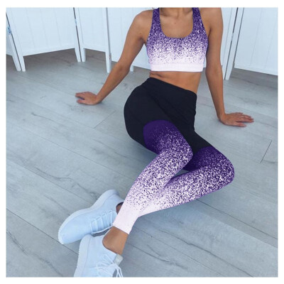 

Fitness Women Yoga Set Sports Suit Camouflage Printing Training Tops Pants Outdoor Sportswear Fitness Running Gym Clothes