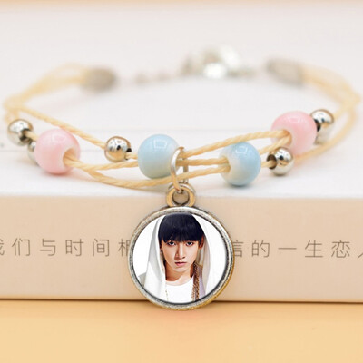 

Kpop BTS Bangtan Boys League Rope Gemstone Bracelet