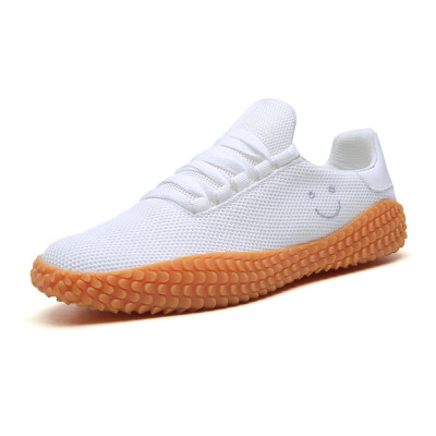 

2019 summer new mens shoes Korean version of the trend canvas shoes mens white shoes breathable mesh casual lazy shoes