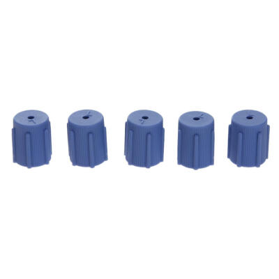 

5pcs Air Conditioner Charging Port Service Cap Protective Dust Cap Blue