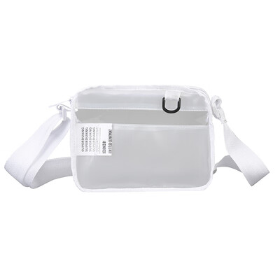 

Personality Fashion Street Couple Pack Transparent Jelly Pack Bounty Single Shoulder Pack Male Straddle Pack