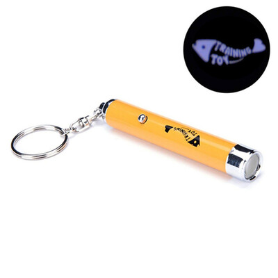 

Portable Funny&Creative Pet Cat Toys LED Laser Pointer Light Pen With Bright Animation Mouse Shadow For Cats Training