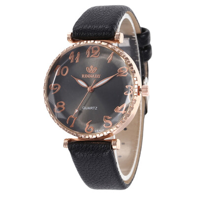 

Womens fashion digital leather watch student simple personality watch