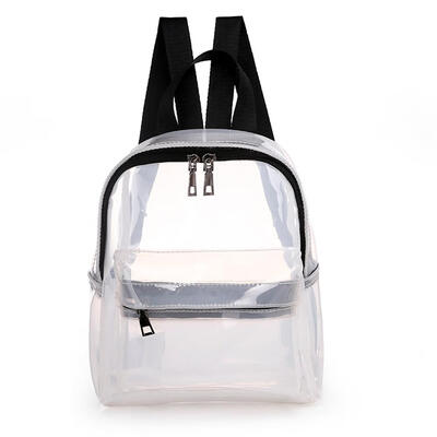 

Clear Transparent Women Backpacks PVC Jelly Teenage Girls Student Schoolbag