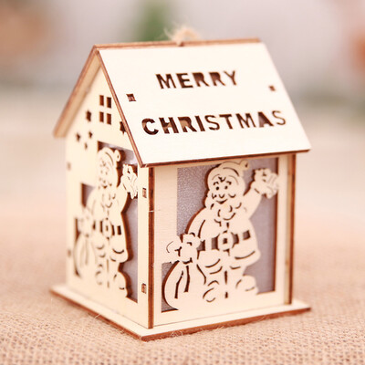 

〖Follure〗Christmas Ornaments LED Light Chalet Hotel Bar Christmas Tree Decoration