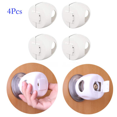 

〖Follure〗Door Lever Lock 4 Pack Child Proof Doors & Handles Adhesive Child Safety