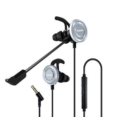 

NUBWO NH02 3D game sound mobile phone universal dual microphone plug-in microphone comfort lock earphone