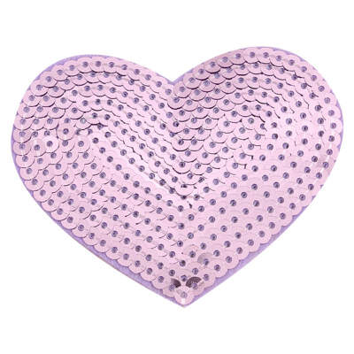 

Love Five-Pointed Star Sequined Cloth Stickers Embroidered Stick-on Patch Clothing Sewing Accessories