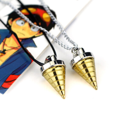 

Pendants Silver Gold Core Drill Necklaces Spike Cone Pendant Necklace Cone Necklace Lagann Red Lotus Eye