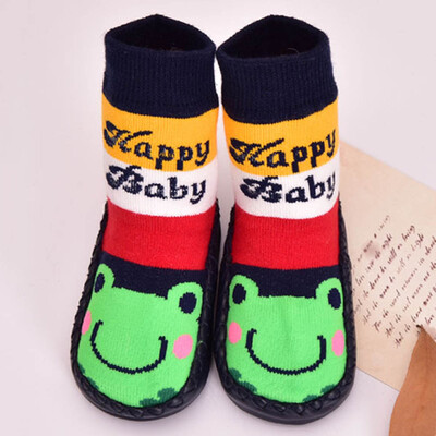 

Warm Baby Shoes Socks Children Infant Cartoon Socks Kids Indoor Floor Socks Cotton Sole Non-Slip Thick Towel Socks