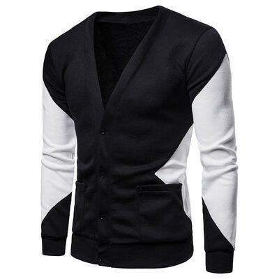 

SUNSIOM Mens Fashion Knitted Cardigan Long Sleeve Jacket Coat Casual Slim Fit Warm Coat
