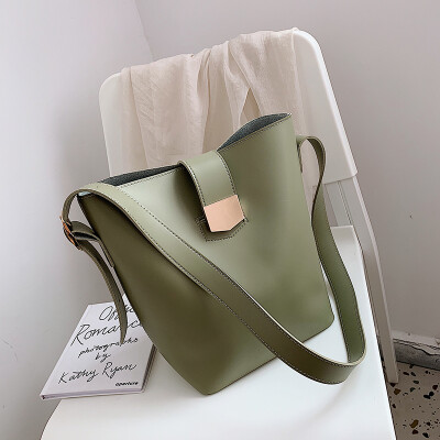 

Summer popular bag simple large capacity bucket bag women 2019 new Korean version of Joker shoulder Messenger bag tide