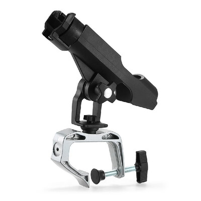 

Boat Fishing Rod Holder Fishing Pole Racks Clamp Adjustable Fishing Rod Clamp-on Fishing Accessory