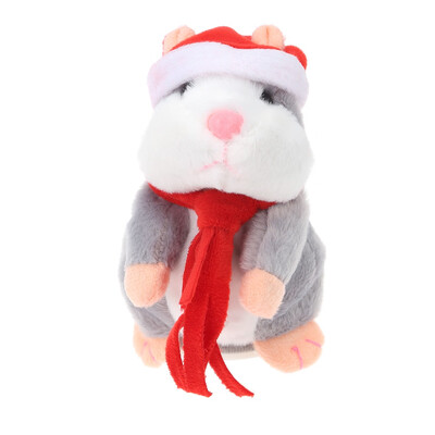 

Christmas Style Kawaii Talking Hamster Plush Toy Sound Record Children