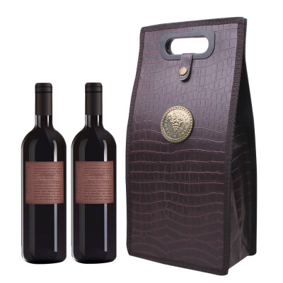 

〖Follure〗Wine Bags Of Wine Gift Boxes Red Wine Collapsible Leather Gift Bag