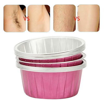

Greensen 10pcs Hair Removal Tool Container Golden Aluminum Foil Bowl Wax Bean Melting Wax Bowl