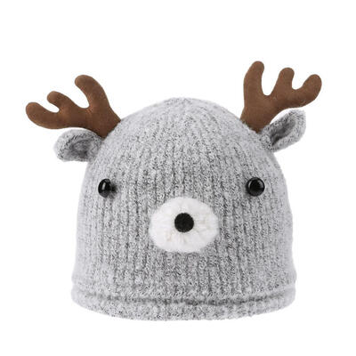 

Fashion Kids Boys Girls Cartoon Deer Warm Hat Children Knitted Beanie Cap