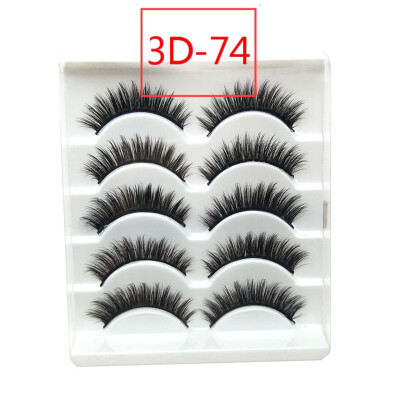 

〖Follure〗Luxury Makeup 5Pair 3D False Lashes Fluffy Strip Eye Mix lashes Natural Party