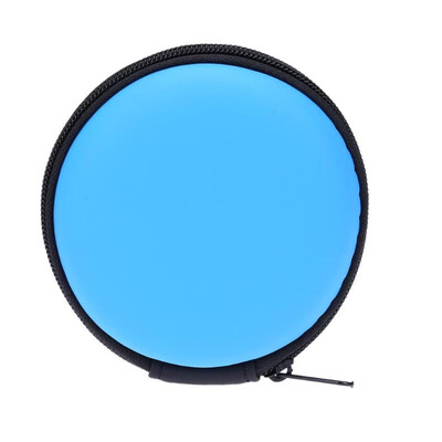 

Mini Round EVA Case Headset Bluetooth Earphone Cable Storage Box