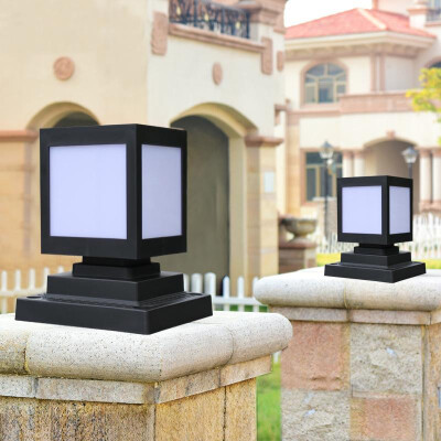 

Modern outdoor solar garden lamp post lamp wall lamp landscape lawn wall lamp simple waterproof garden lamp