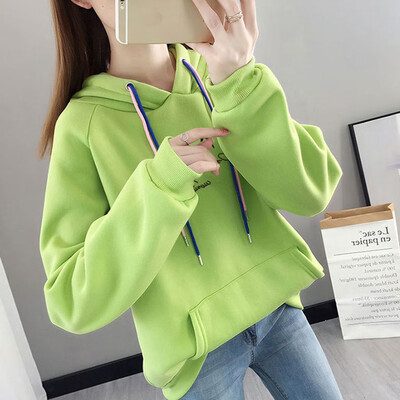 

Tailored Womens Looser Print Letter Thickening Hoodie Sweatershirt Women Tops Blouse