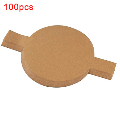 

100Pcs Round Silicon Bread Snack Cake Pan Steamer Paper Mat Kitchen Baking Tool