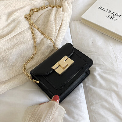 

Simple small fresh shoulder bag female 2019 new fashion temperament chain bag casual wild Messenger small square bag