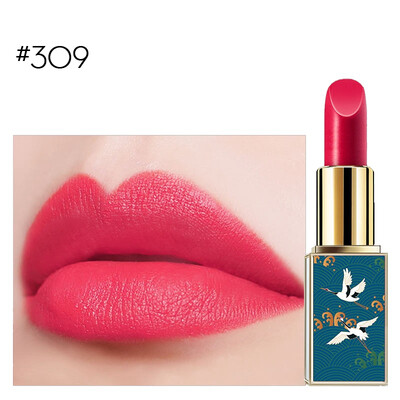 

Chinese Style Shape Lipstick Silky Delicate Waterproof Non-Stick Cup Long Lasting Lipstick With Beauty Unique Shape