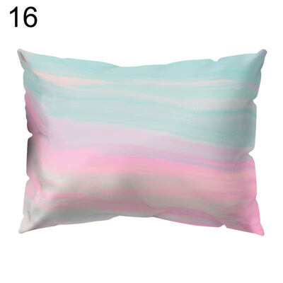 

Romantic Flower Stone Pattern Throw Pillow Case Cushion Cover Bedding Articles