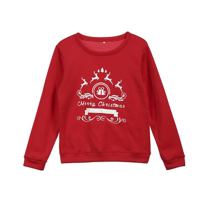 

Christmas Parent-child Sweater Hoodies Women Men Kids Printing Tops Sweatshirt