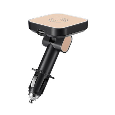 

Q1 USB Port Fast Charging Pad Holder Desktop Wireless Charger for iPhone