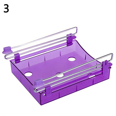 

Kitchen Mini Creative Fridge Storage Shelf Rack Holder Pull-out Drawer Organizer