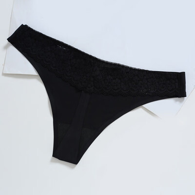 

Women Seamless Thong Sexy Low Rise Breathable Triangle Briefs Underwear Knickers