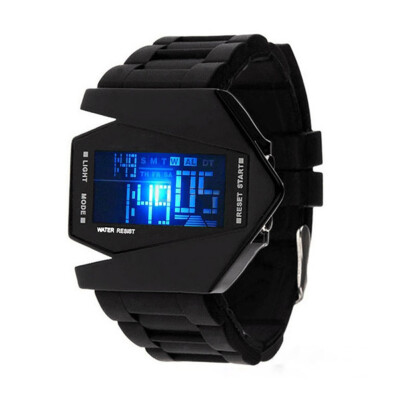 

Unisex LED Waterproof Aircraft Sport Digital Display Wrist Watch Watches