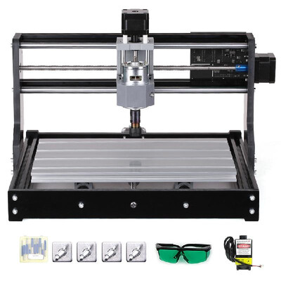

CNC3018 DIY CNC Router Kit 2-in-1 Mini Laser Engraving Machine GRBL Control 3 Axis for PCB PVC Plastic Acrylic Wood Carving Millin