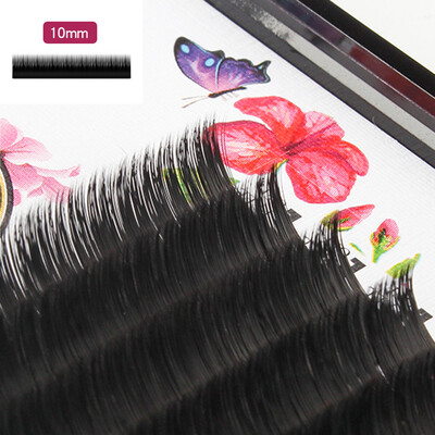 

Gobestart Grafting False Eye Lashes Wave 007 C Black Silk Eyelashes Extension