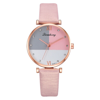

Multicolor mirror personality watch Roman scale fashion quartz watch direct sales