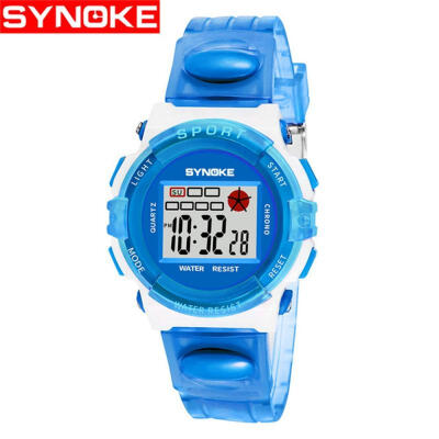 

SYNOKE Children Waterproof Sports Watch Multifunctional LED Digital Date Wristwatch For Outdoor