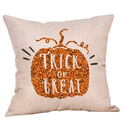 

〖Follure〗Halloween Pillow Cases Linen Sofa Pumpkin Ghosts Cushion Cover Home Decor