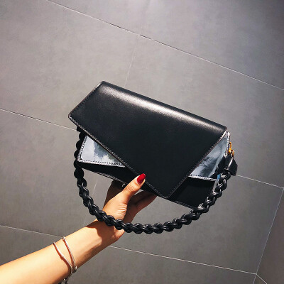 

Qiao Bani 2018 new fashion trend Korean street woven handbags shoulder bag diagonal cross female bag wholesale