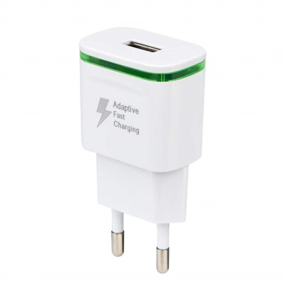 

LED Light 5V2A Quick Fast Charger EU Plug USB Power Adapter