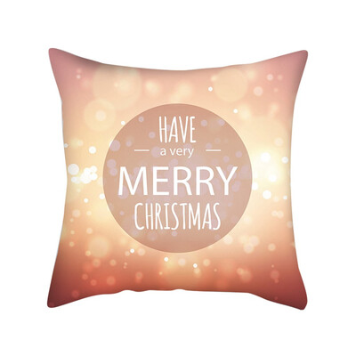 

Tailored New Christmas Pink Snowflake Digital Printing Cushion Pillow Home Pillowcase