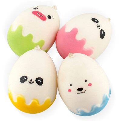 

Gotoamei 1PC Random Egg Expression Slow Rising Collection Squeeze Stress Reliever Toy